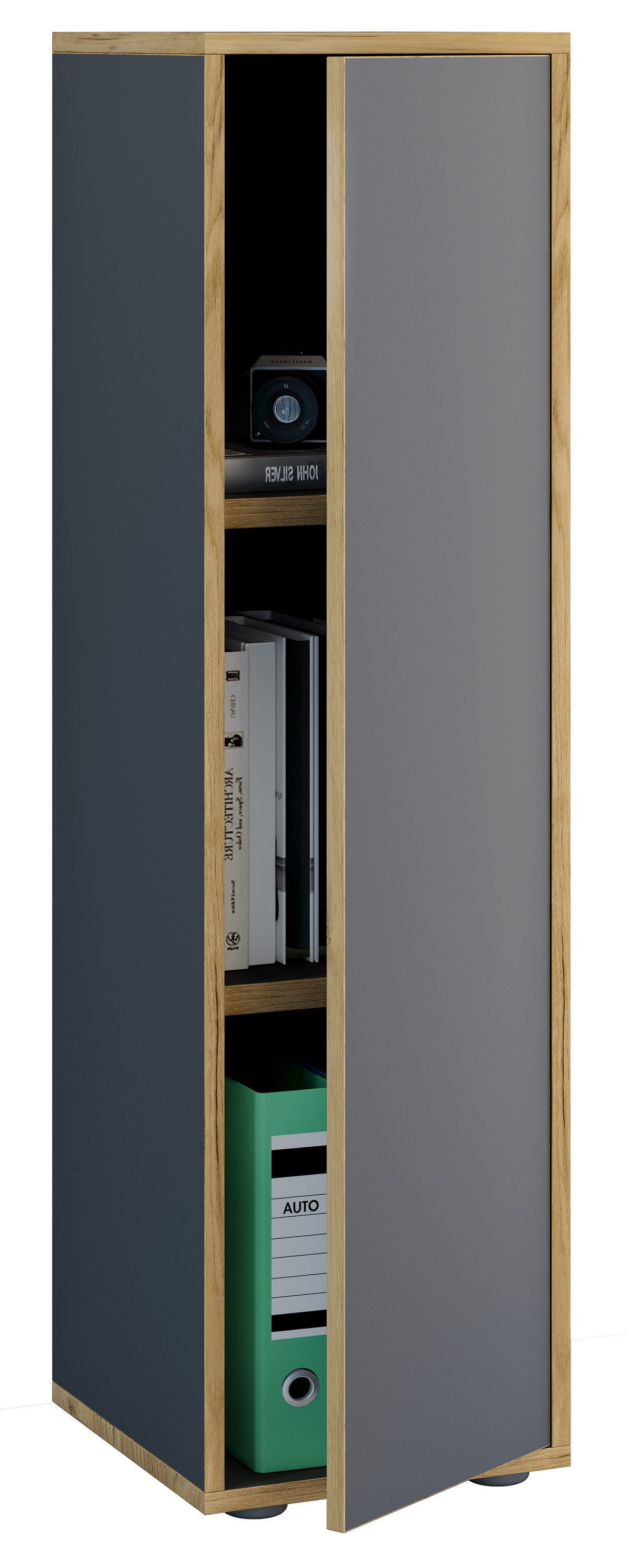 VCM Aktenschrank Büroschrank Aktenschrank Sideboard Salia 3fach (1-St) VCM Büroschrank Salia 110x30x33 cm Holzwerkstoff