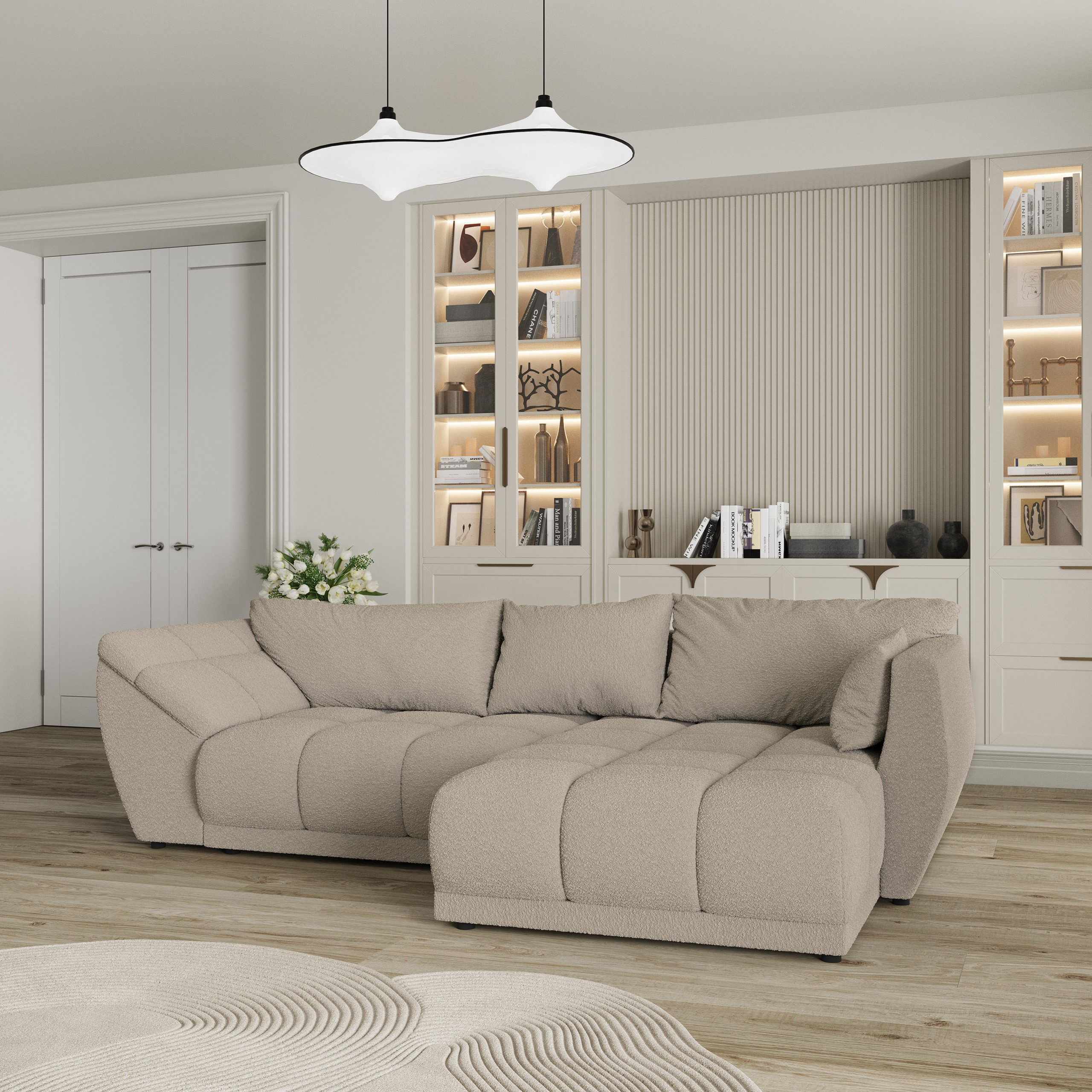 Masseno Ecksofa ORENTI mit Schlaffunktion L-Form, günstig online kaufen