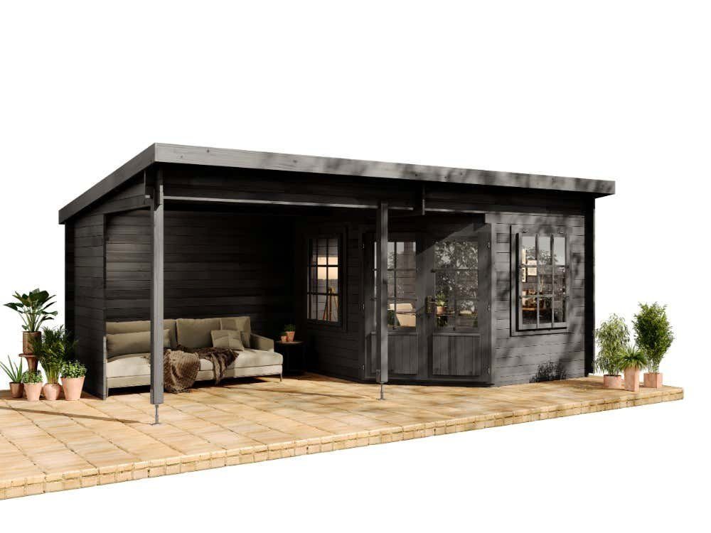 Alpholz Gartenhaus Holz Carl-28, BxT: 622x332 günstig online kaufen