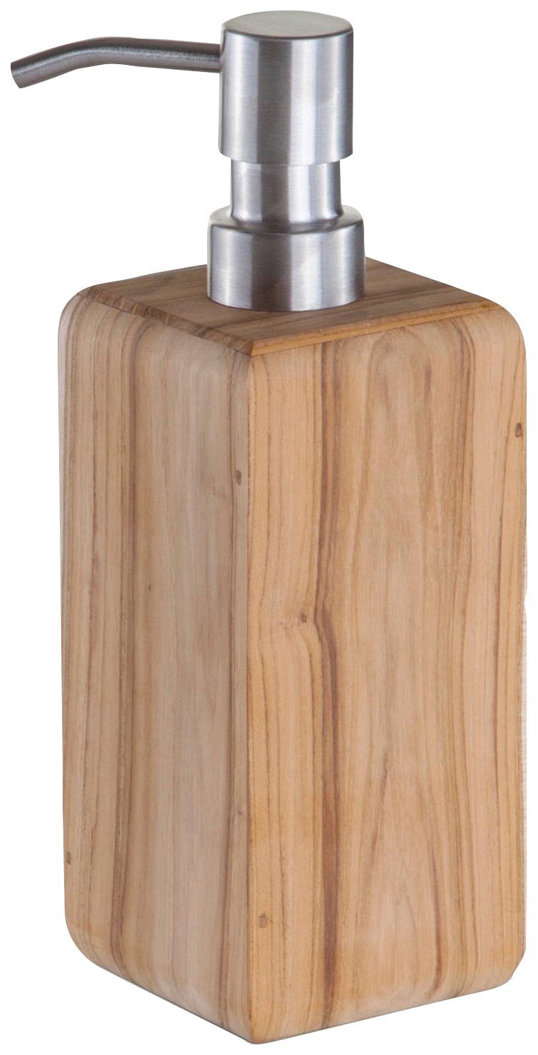 Möve Seifenspender TEAK, aus Holz | Spülmittelspender
