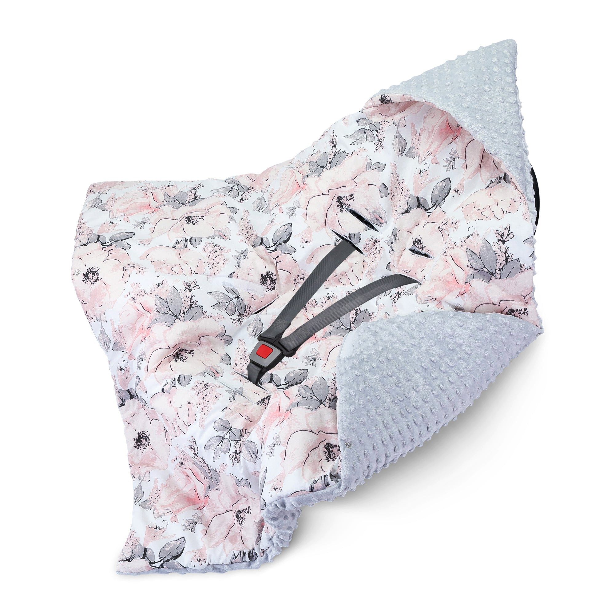 Einschlagdecke Einschlagdecke Babyschale 90x90 cm Rose