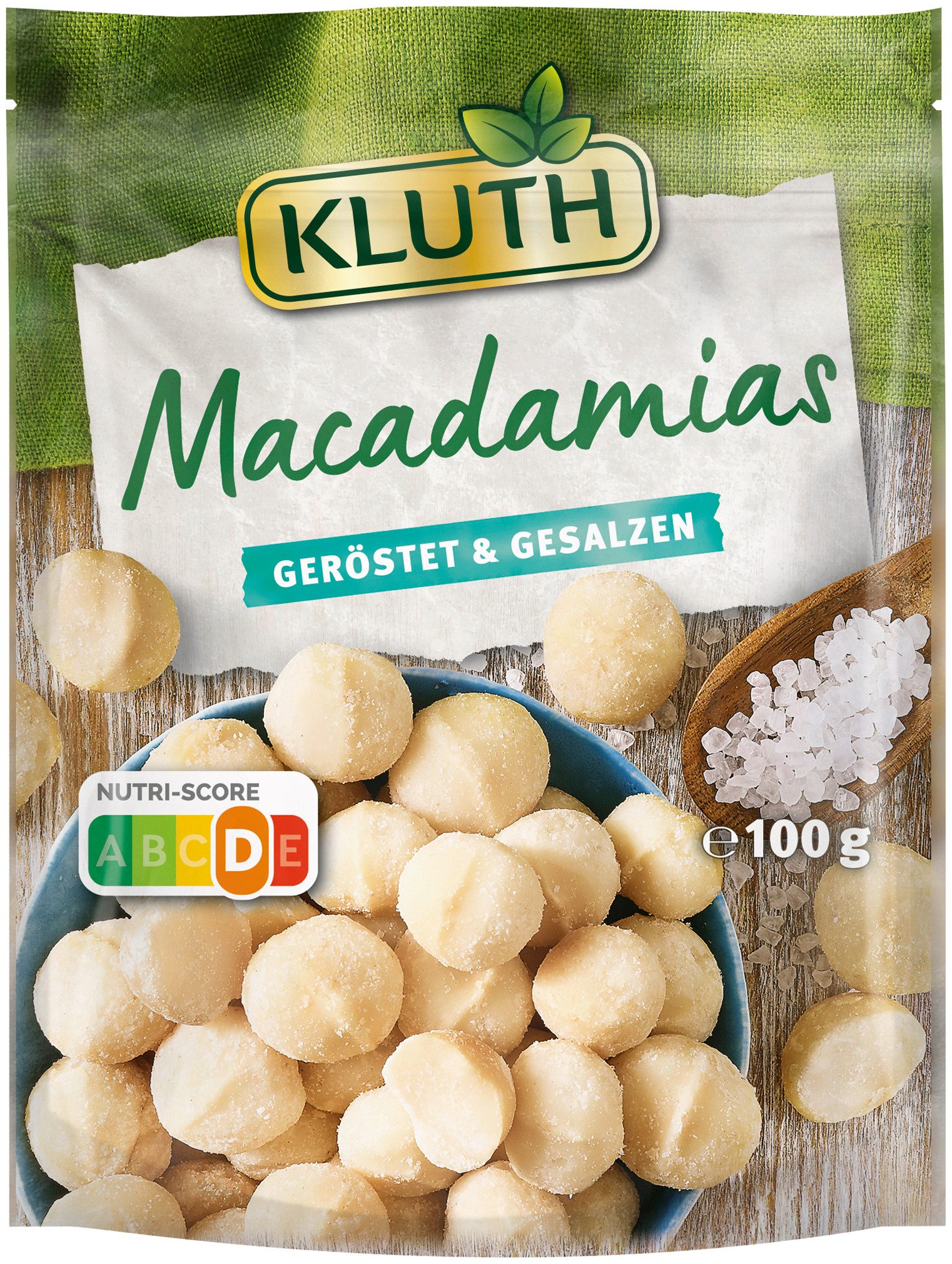 KLUTH Knabberei, Kluth Macadamias 100g