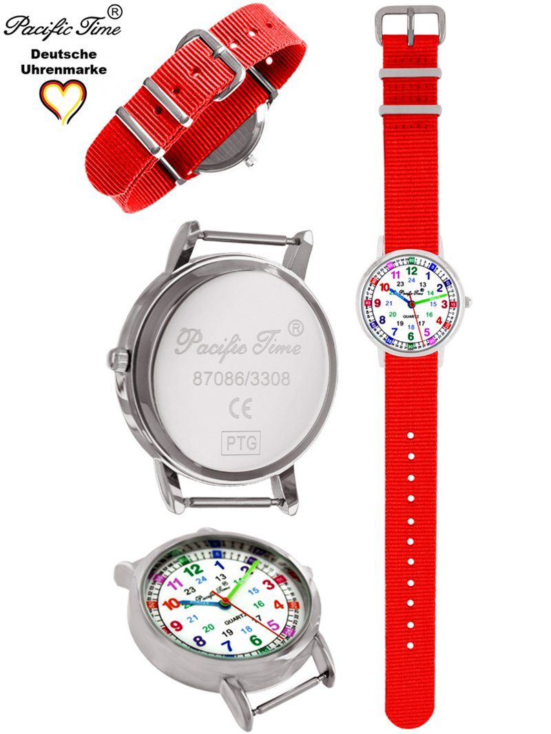 Pacific Time Quarzuhr Kinder Armbanduhr Lernuhr Wechselarmband, Mix und Match Design - Gratis Versand – Bild 2 von 5