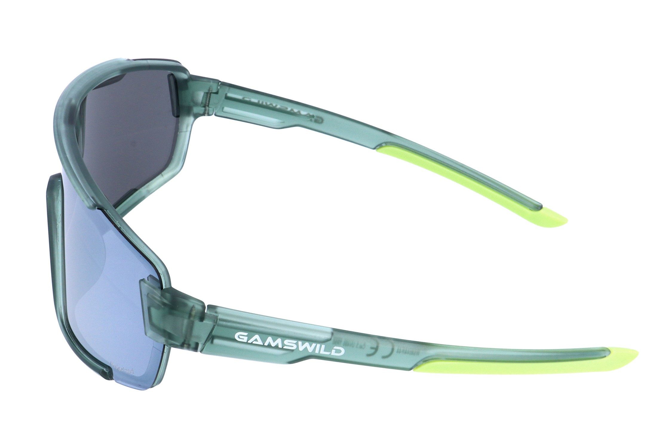 Gamswild Monoscheibensonnenbrille UV400 Sonnenbrille Skibrille Fahrradbrille eng anliegend Sportbrille WS8044 Damen, Herren in rosa, lila, grün
