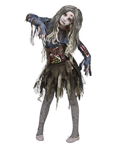 Horror-Shop Zombie-Kostüm Zombiekostüm für Mädchen