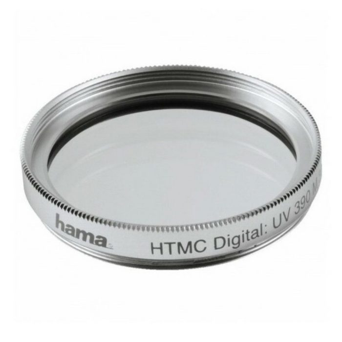 Hama UV-Filter 52mm HTMC vergütet Silber Objektivzubehör (Speer-Filter intensive Farben UV-Filter Objektiv-Schutz passend für Kamera Spiegelreflex-Kamera DSLR SLR DSLM Systemkamera Bridge-Kamera Camcorder etc)