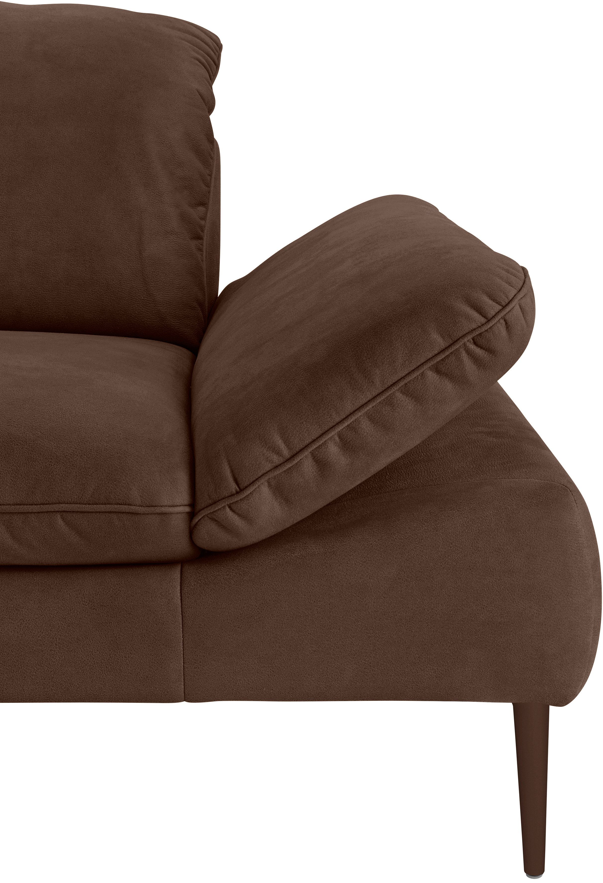 Füße enjoy&MORE, Sitztiefenverstellung, 2-Sitzer pulverbeschichtet, cm 202 Breite W.SCHILLIG bronze