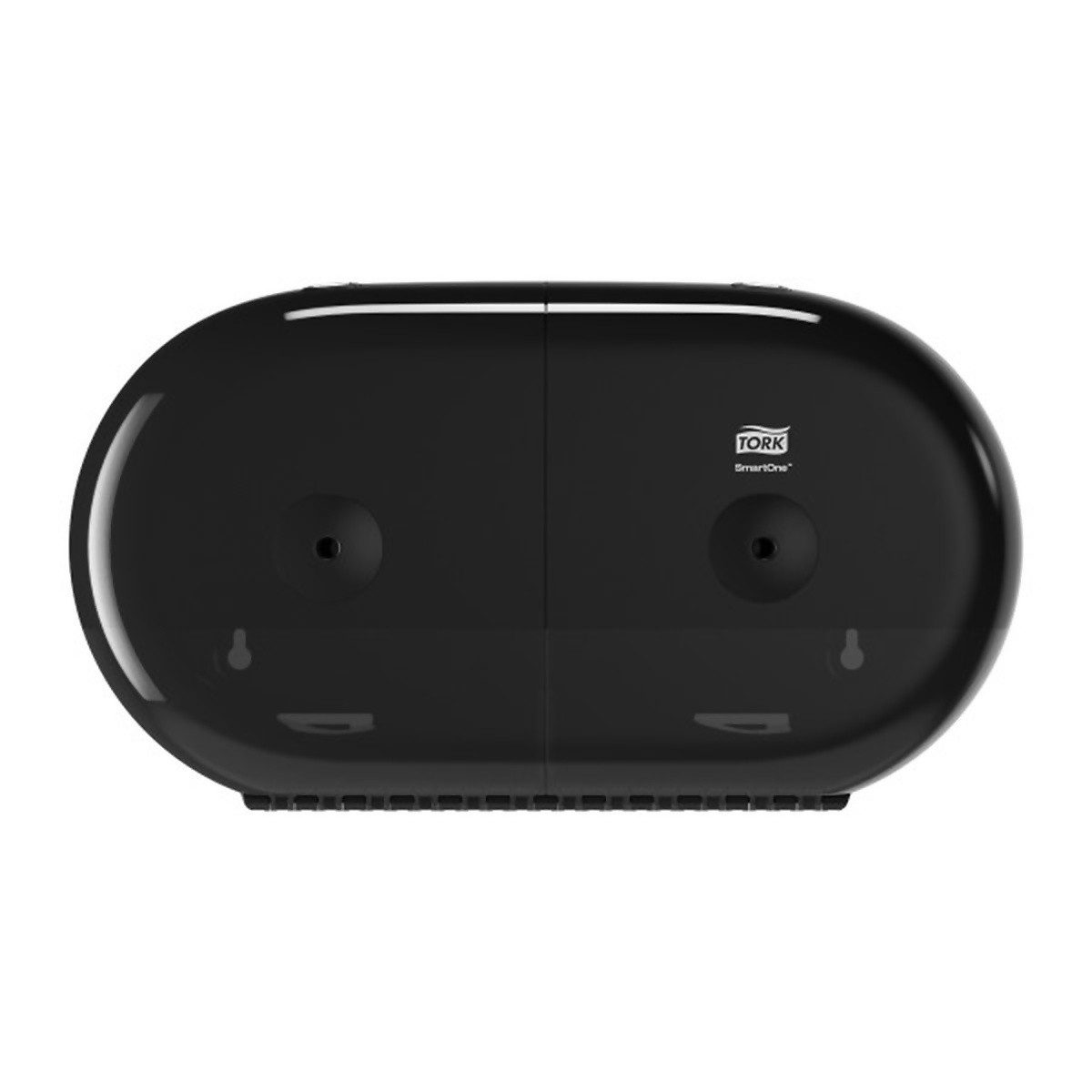 Essity Papiertuchspender Tork SmartOne® Mini Doppelrollenspender für Toilettenpapier Schwarz T9