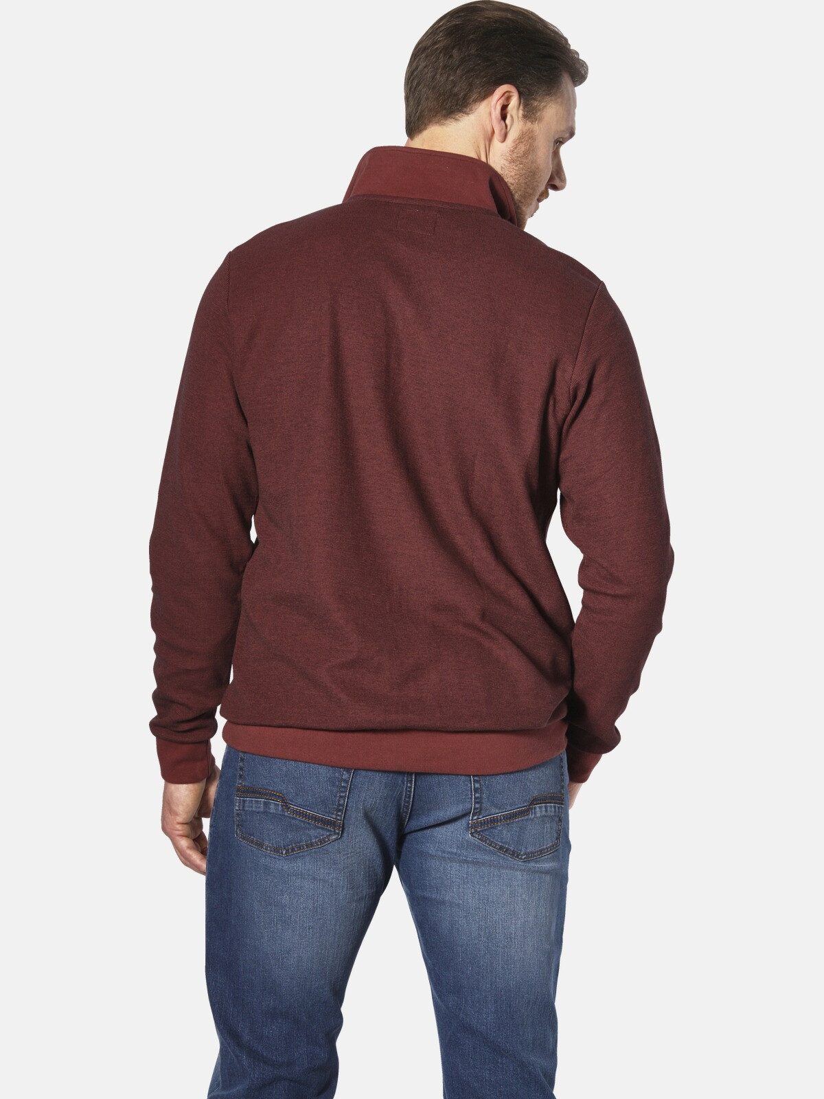 Jan Vanderstorm Sweatshirt MARKWARD mit Reißverschluss günstig online kaufen