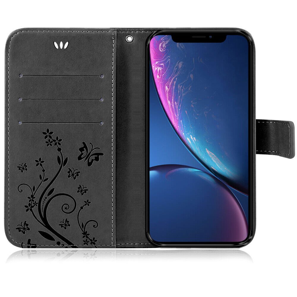 betterfon Handyhülle Handytasche für Apple iPhone Klapphülle Klapphülle, Bookstyle-Hülle: Magnetverschluss 3 Kartenfächer & Standfunktion