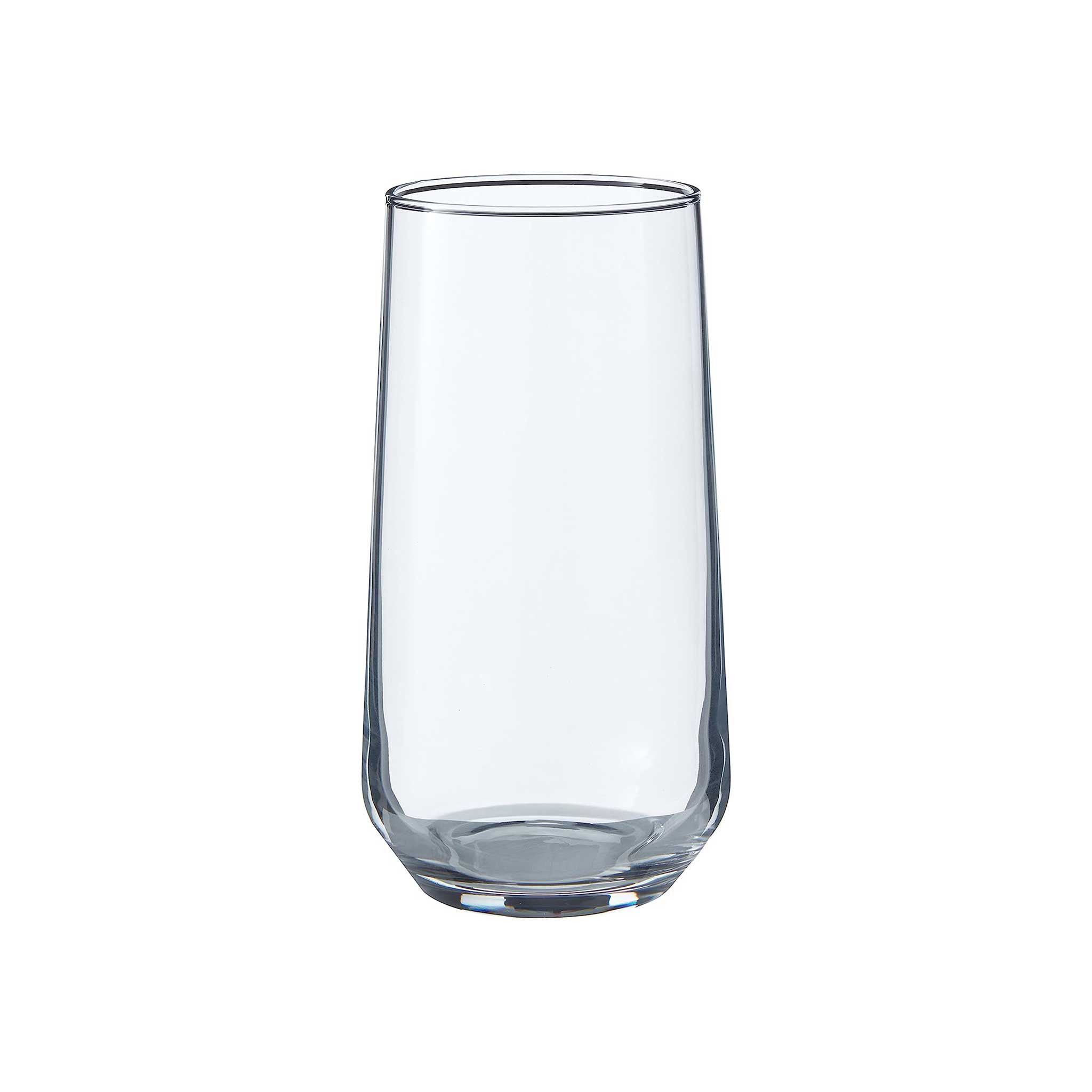 Pasabahce Gläser-Set Allegra Longdrinkglas, 3-tlg., Glas, 3er Set, 470ml, Glas-Set für stilvolle Servierung in Gastronomie