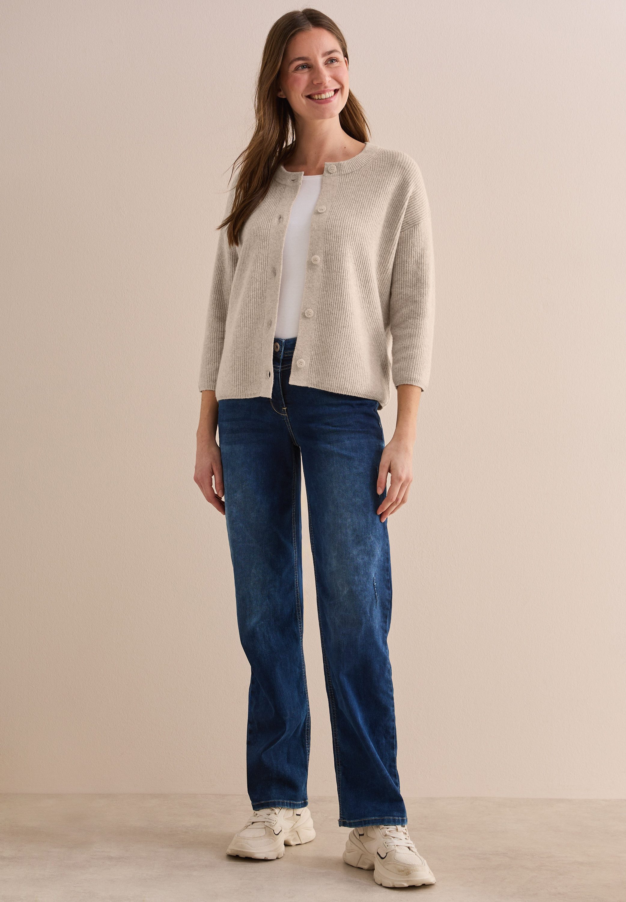 CECIL Cardigan mit 3/4 Ärmeln