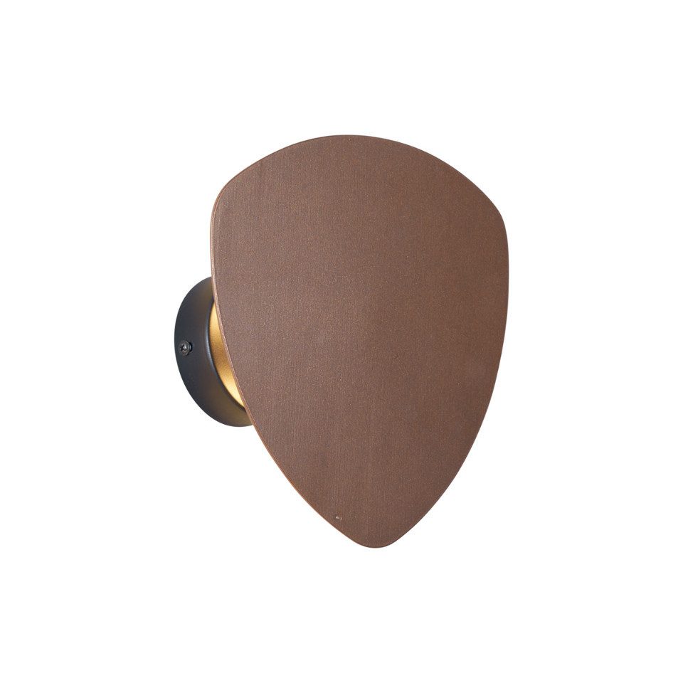 Qazqa Wandleuchte Pulley organic, ohne Leuchtmittel, Warmweiß, QAZQA Wand­leuchte, g9, Bronze, Aluminium, Design