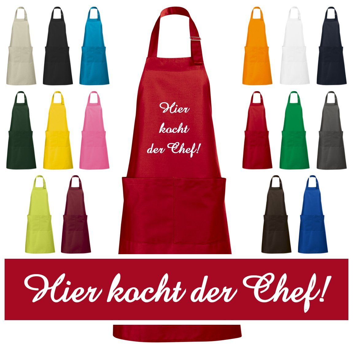 Schnoschi Kochschürze Hochwertige Küchenschürze mit Hier günstig online kaufen