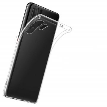 CoverKingz Handyhülle Huawei P30 Pro Handyhülle Schutzhülle Silikon Hülle Case transparent
