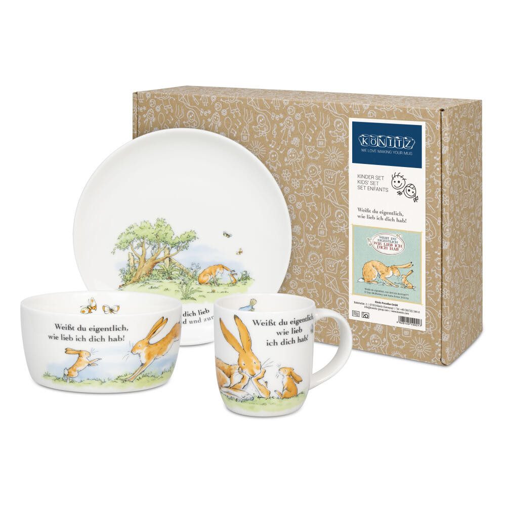Könitz Kindergeschirr-Set Weißt du eigentlich, New Bone