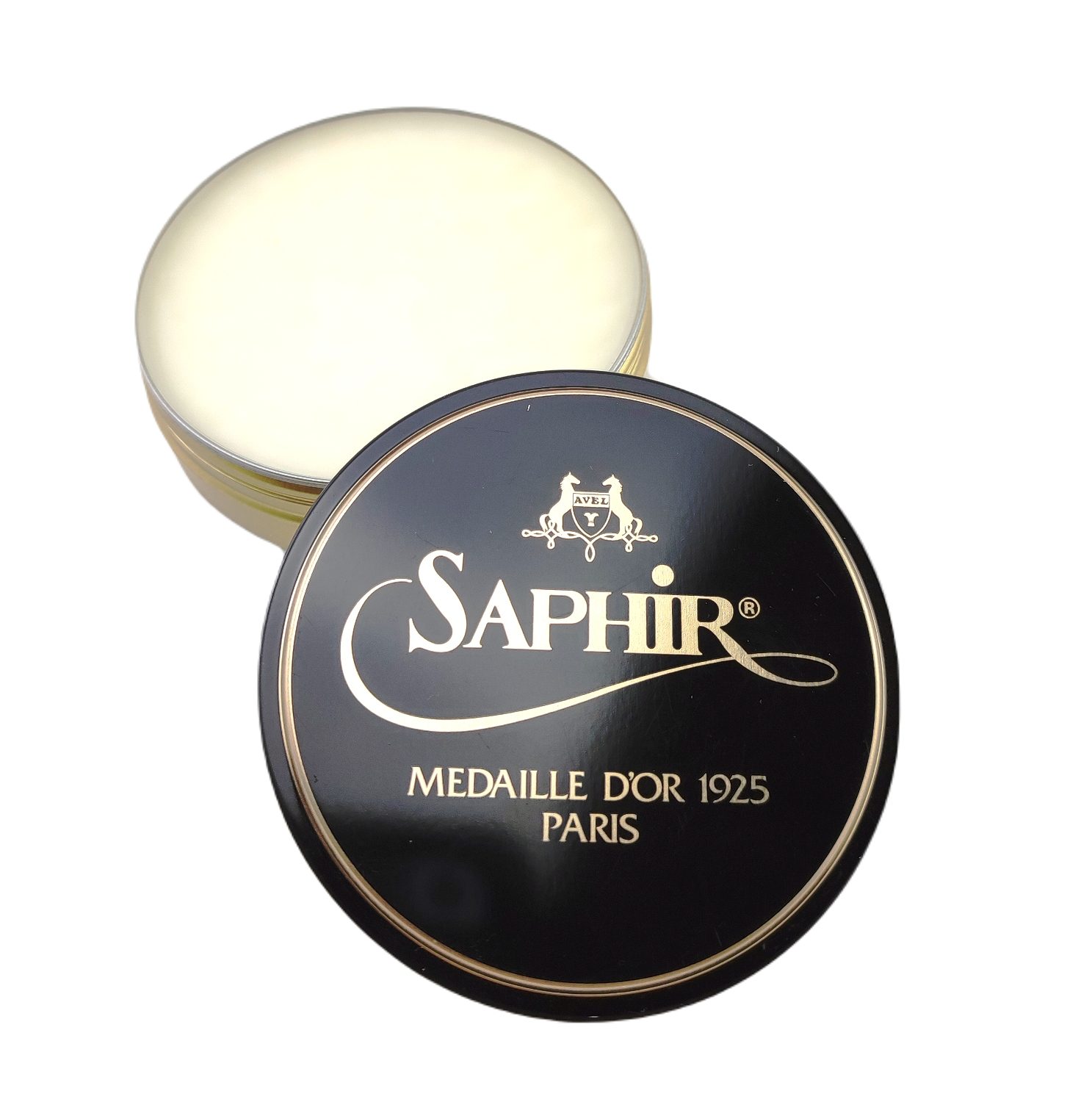 Saphir Saphir Medaille D'or Grease Lederfett dubbin farblos 100ml Blechdose Lederpflege