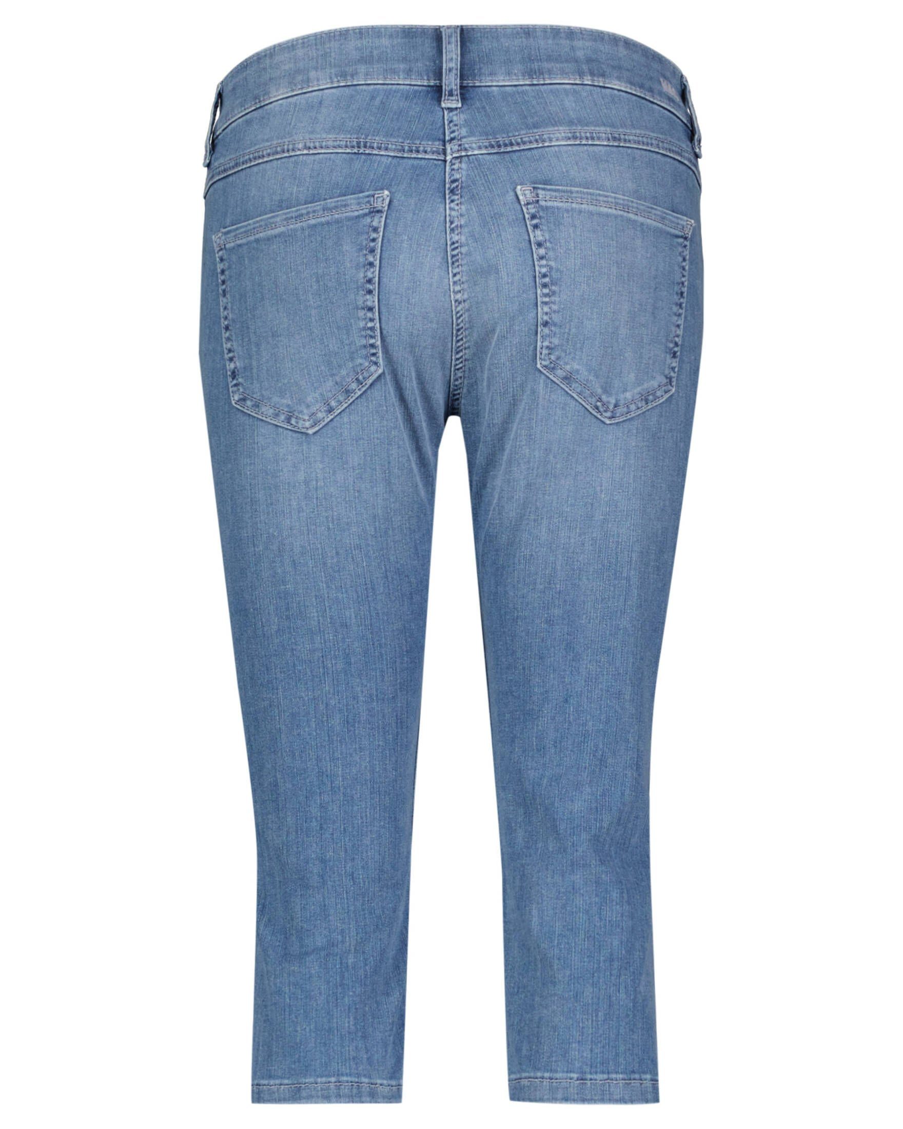 MAC (1-tlg) 5-Pocket-Jeans Capri-Jeans (81) stoned Damen blue