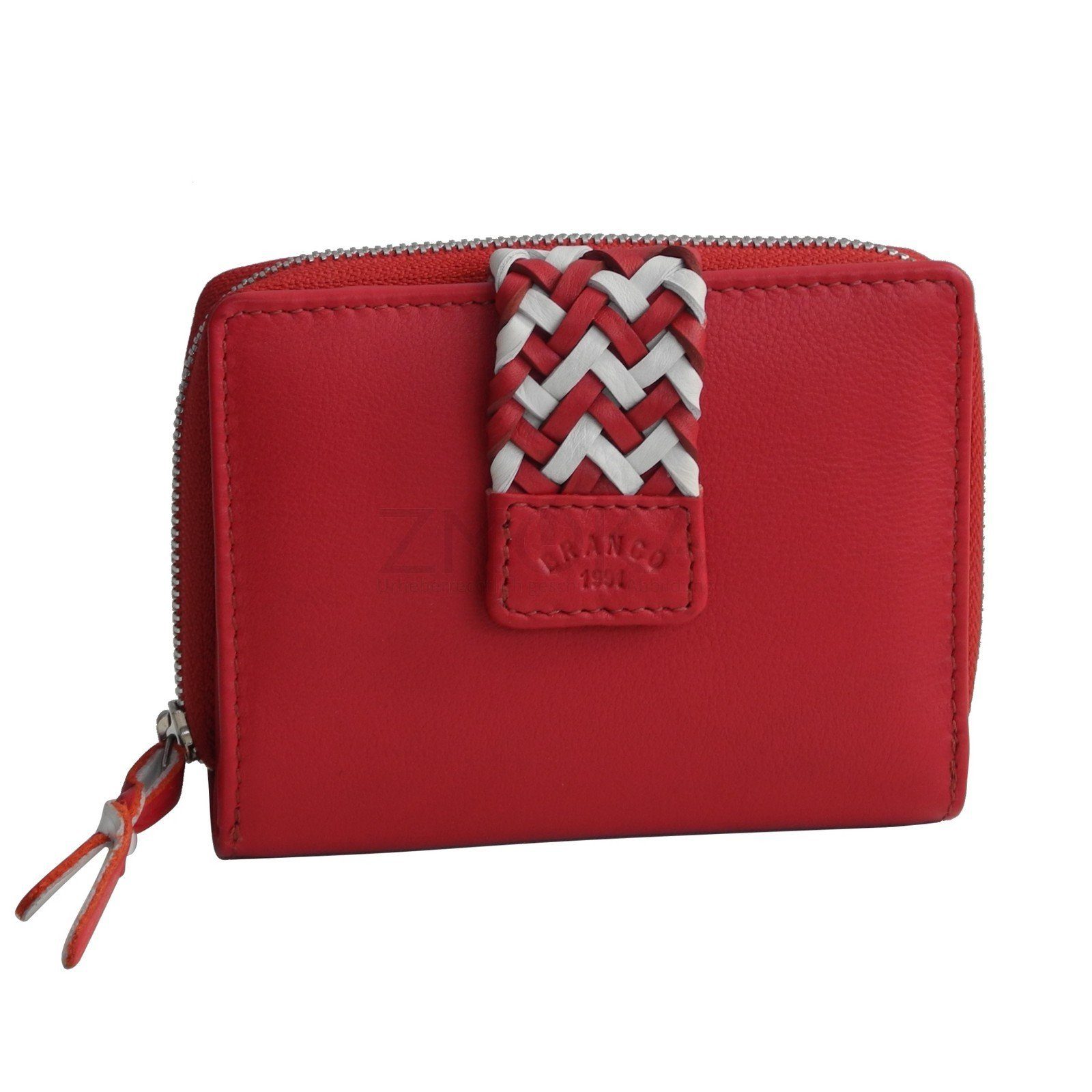 BRANCO Geldbörse Branco - Leder Damen Geldbörse Portemonnaie Geldbeutel Auswahl