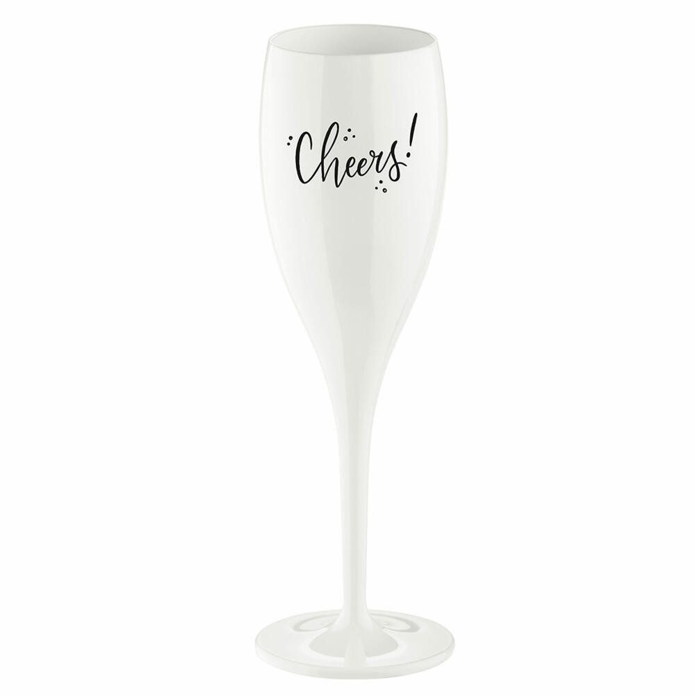 KOZIOL Sektglas Cheers No. 1. CHEERS, Thermoplastischer Kunststoff