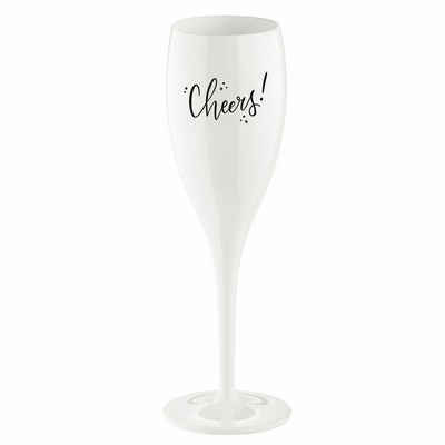 KOZIOL Sektglas Cheers No. 1. CHEERS, Thermoplastischer Kunststoff