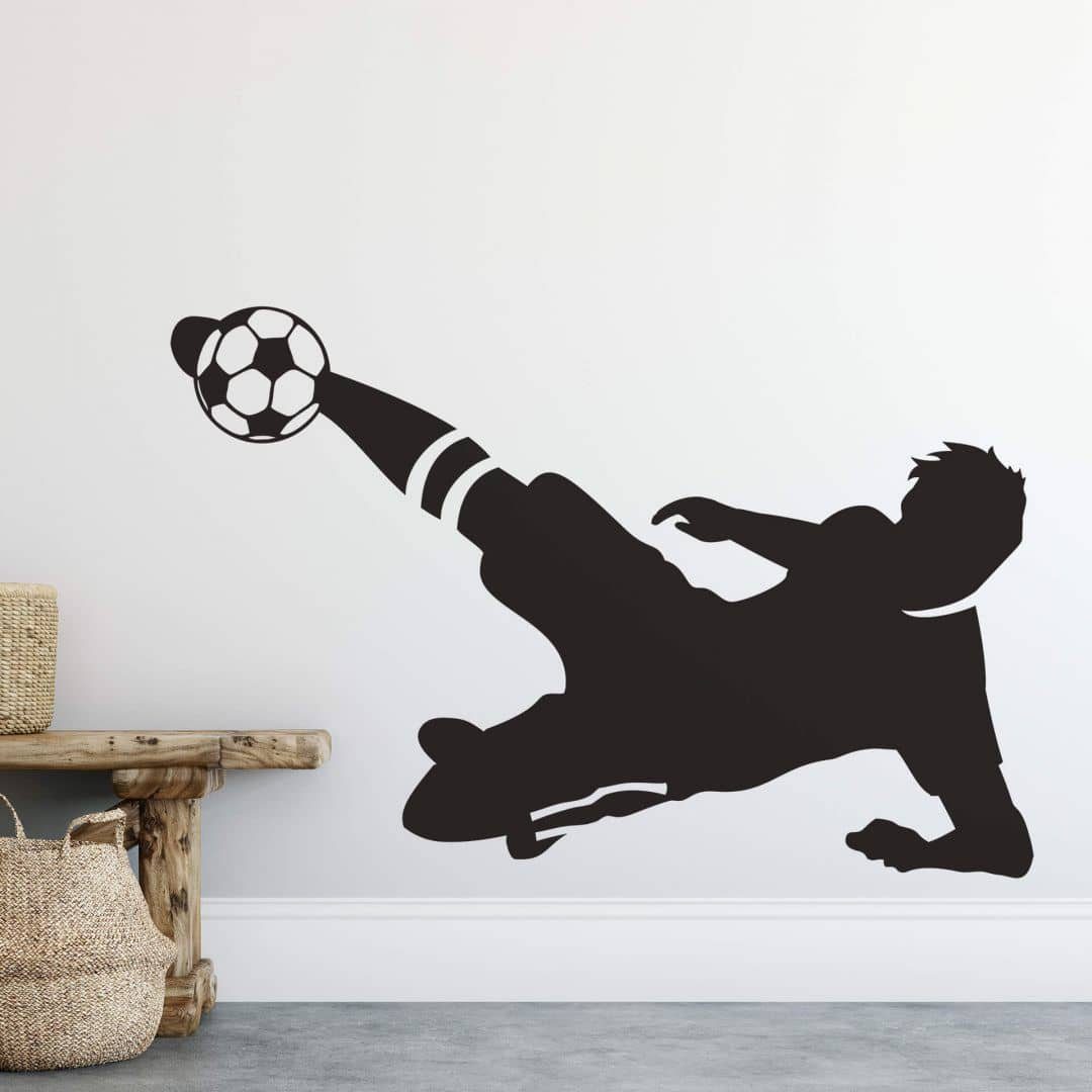 K&L Wall Art Wandtattoo Wandsticker Fußball Klebebilder Kinderzimmer Sport günstig online kaufen