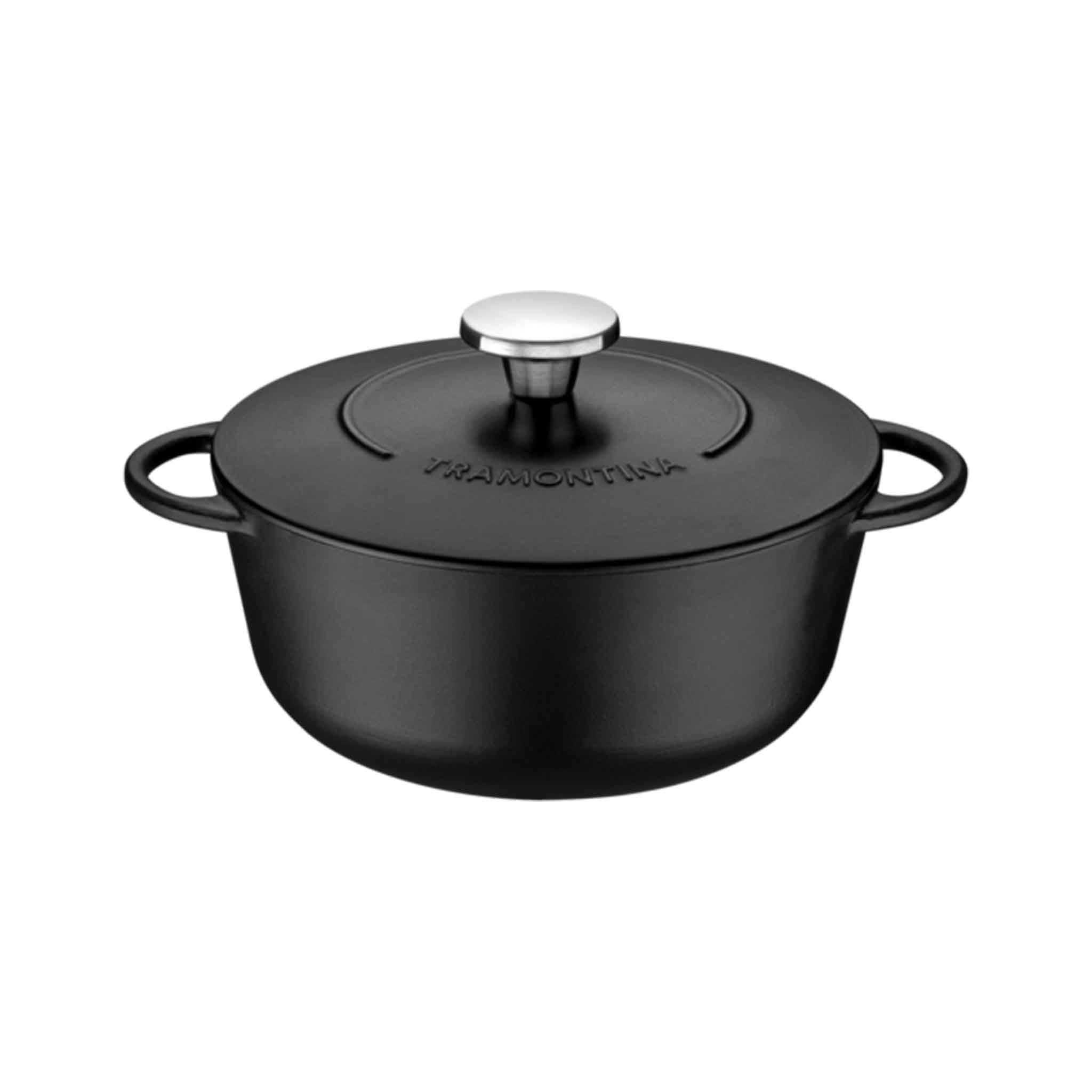 Tramontina Bräter TRENTO, 28 cm - Schmortopf, Induktion, antihaft, Gusseisen (2-tlg., Schmortopf mit Deckel), Induktion