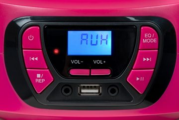 BigBen Kids Tragbares CD/Radio AU387292 USB/BT pink CD-Radiorecorder (FM-Tuner)
