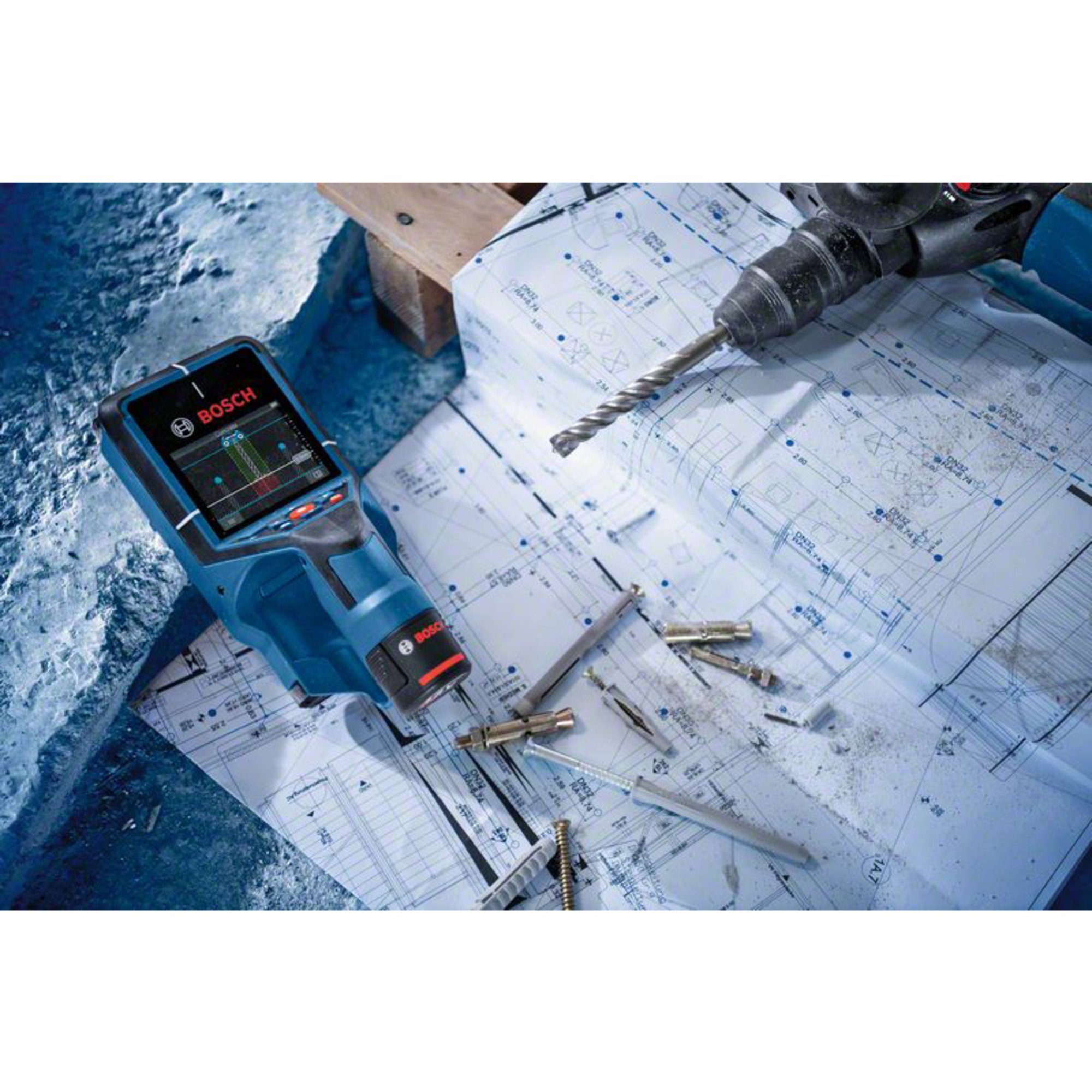 Bosch Professional Akku-Multifunktionswerkzeug Bosch Professional PRO Akku-Wallscanner D-tect 200, ohne Akku und Ladegerät