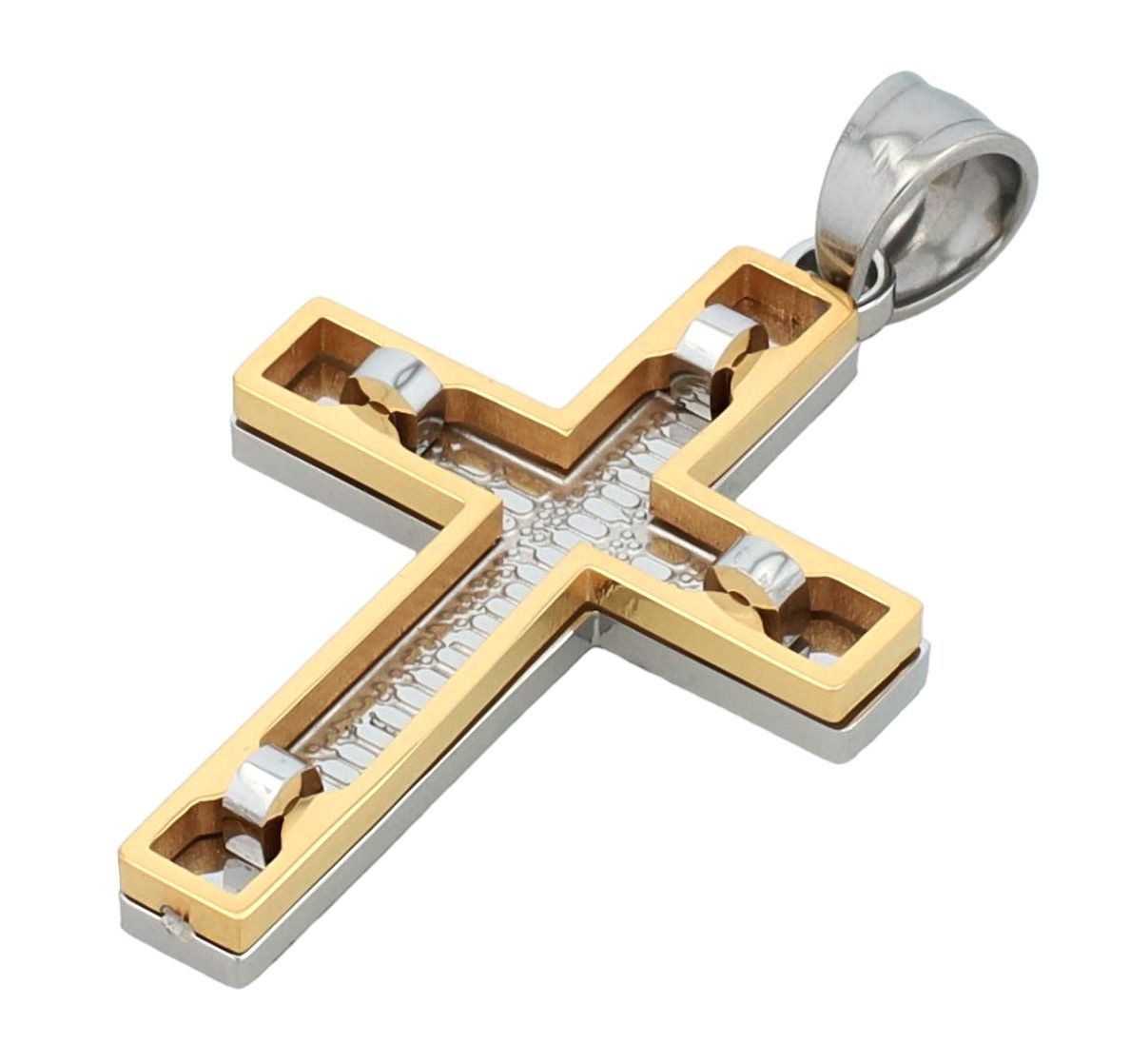 Kettenanhänger Anhänger – Kreuz Kreuzanhänger aus Edelstahl