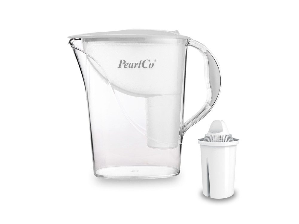 Wasserfilter PearlCo Wasserfilter Standard weiß Inkl. 1 Universal Filterkartusche