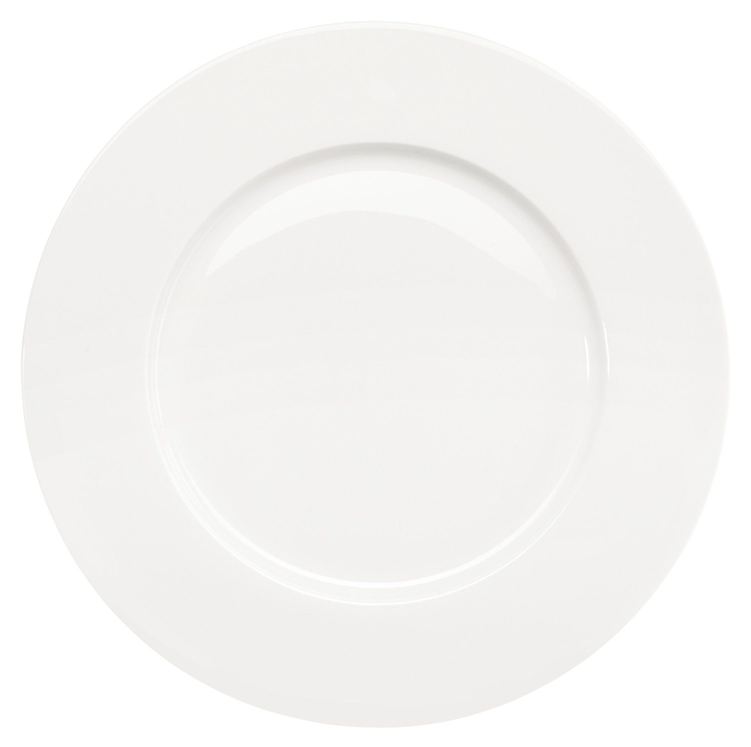 ASA SELECTION Dessertteller A TABLE, Weiß, Fine Bone China, Ø 24 cm, (1 St), mit hoher Kantenfestigkeit