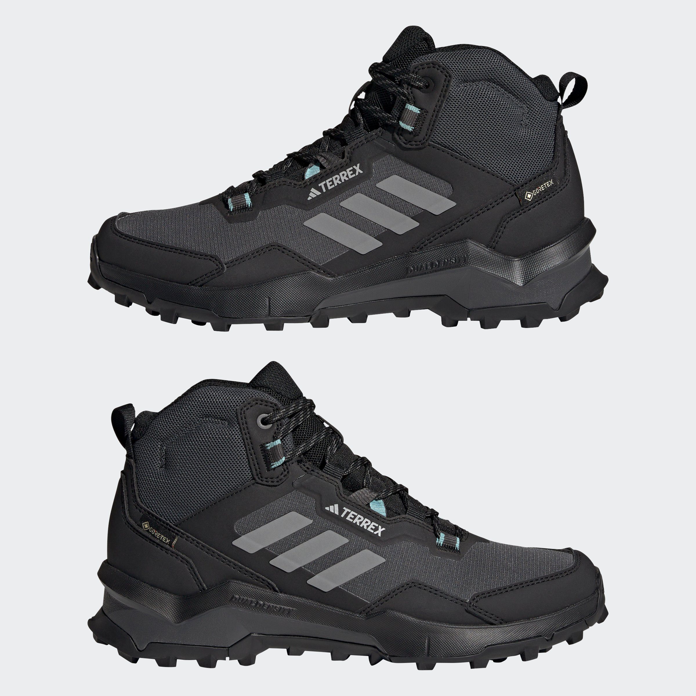 TERREX / Grey GORE-TEX Ton adidas Three Black Mint TERREX wasserdicht AX4 Wanderschuh MID / Core