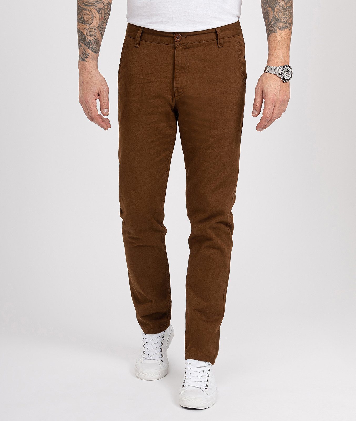 Rock Creek Chinohose Herren Regular Fit Chinohose RC-2083