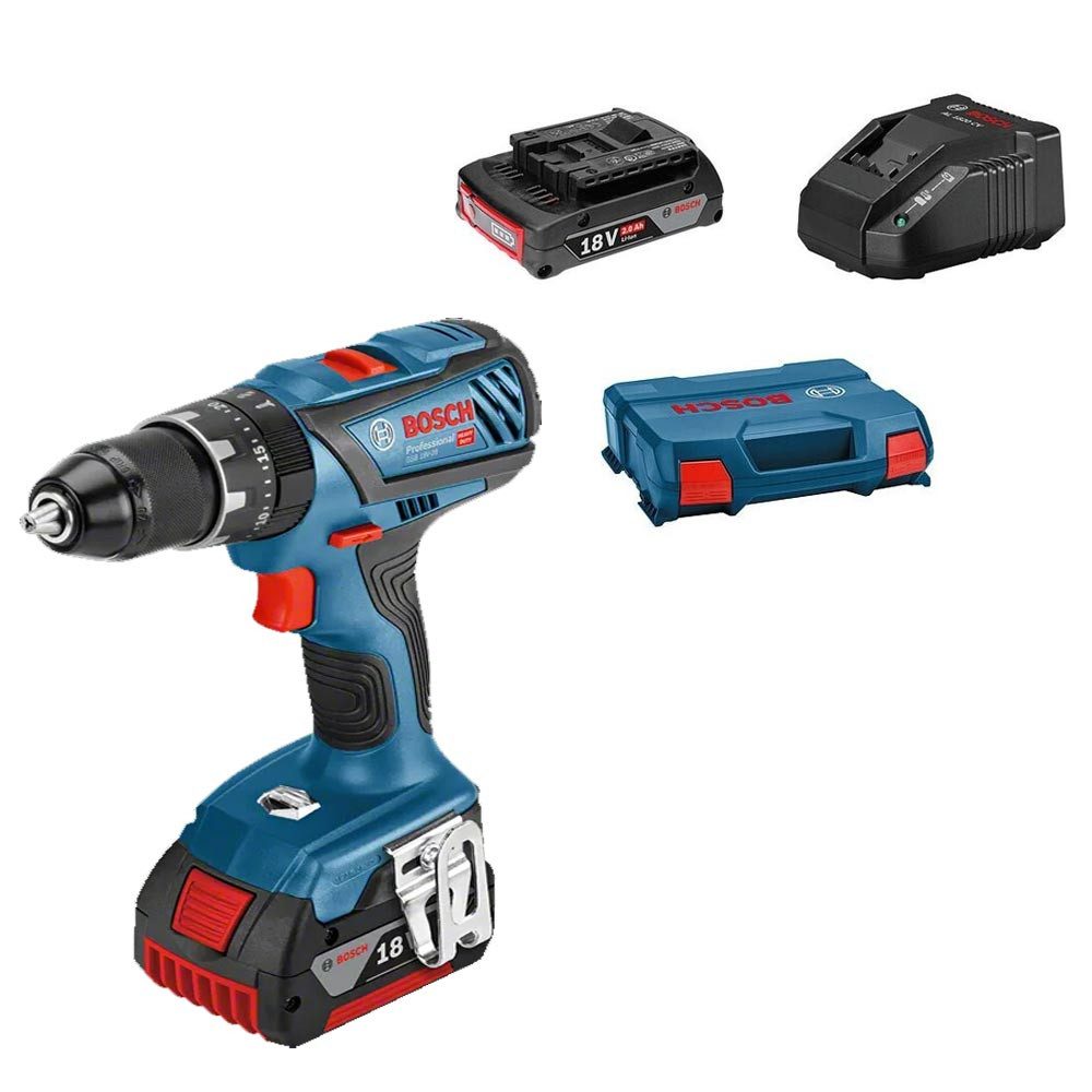 BOSCH Elektrowerkzeug-Set Professional GSB 18V-28 Schlagbohrmaschine
