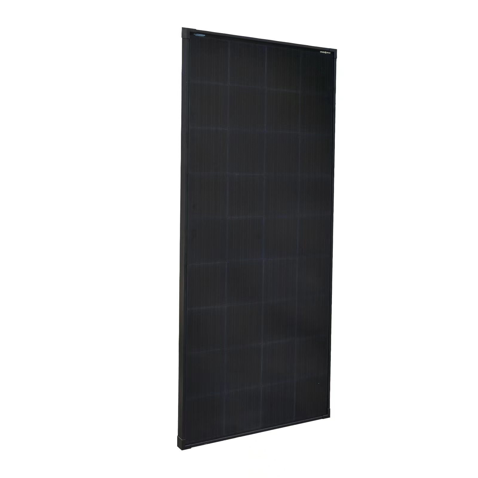 enjoy solar Solarmodul FULL BLACK Monokristallin PERC-Zellen 50W- 200W 12V, Monokristallin PERC, (Leistungsgarantie bis 10 Jahren mit 90% und bis 25 Jahren mit 80), Full black design, Aufbau mit 182mm 10BB Mono Solarzellen