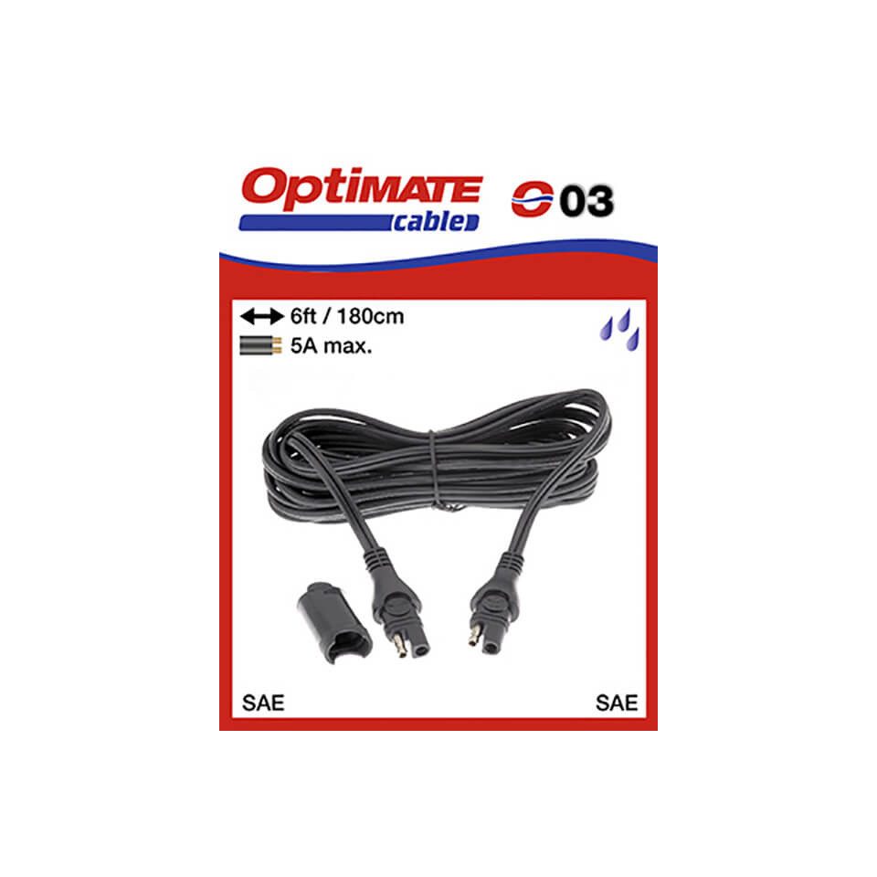 OPTIMATE Motorradhose Ladekabel Verlängerung SAE-Stecker