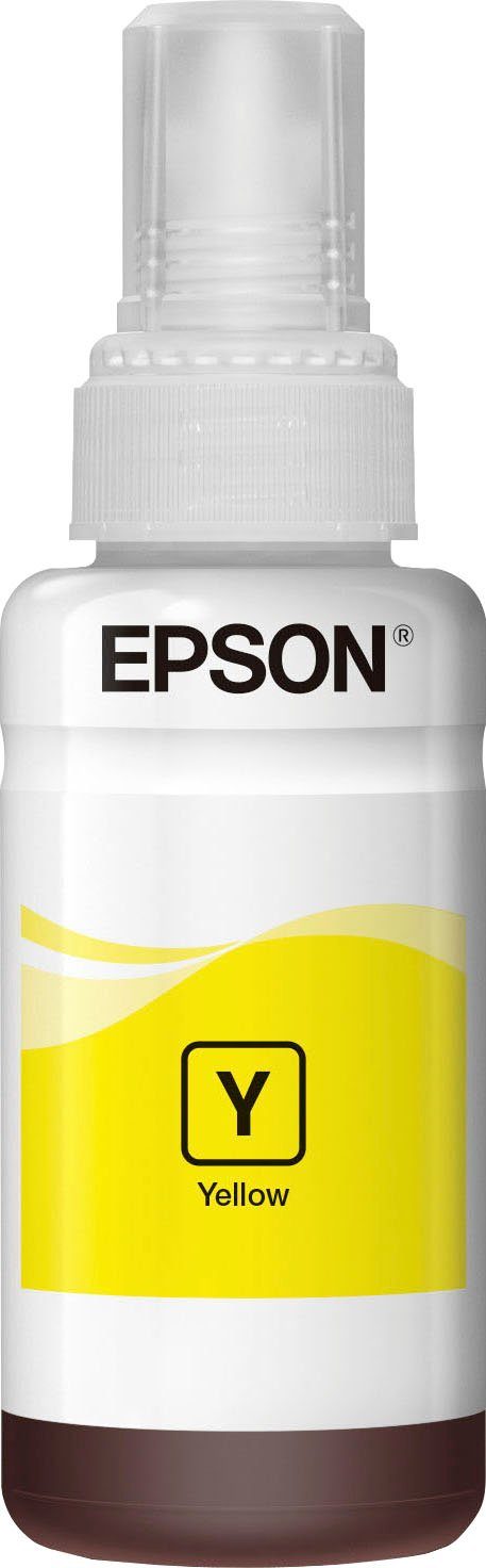 Epson T6644 yellow Nachfülltinte (für EPSON, x, original Nachfülltinte 664 gelb)