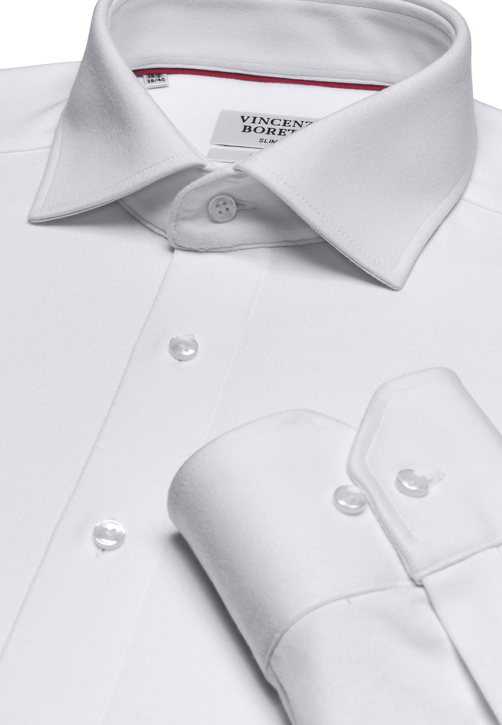 Vincenzo Boretti Businesshemd tailliert bügelfrei Jersey günstig online kaufen