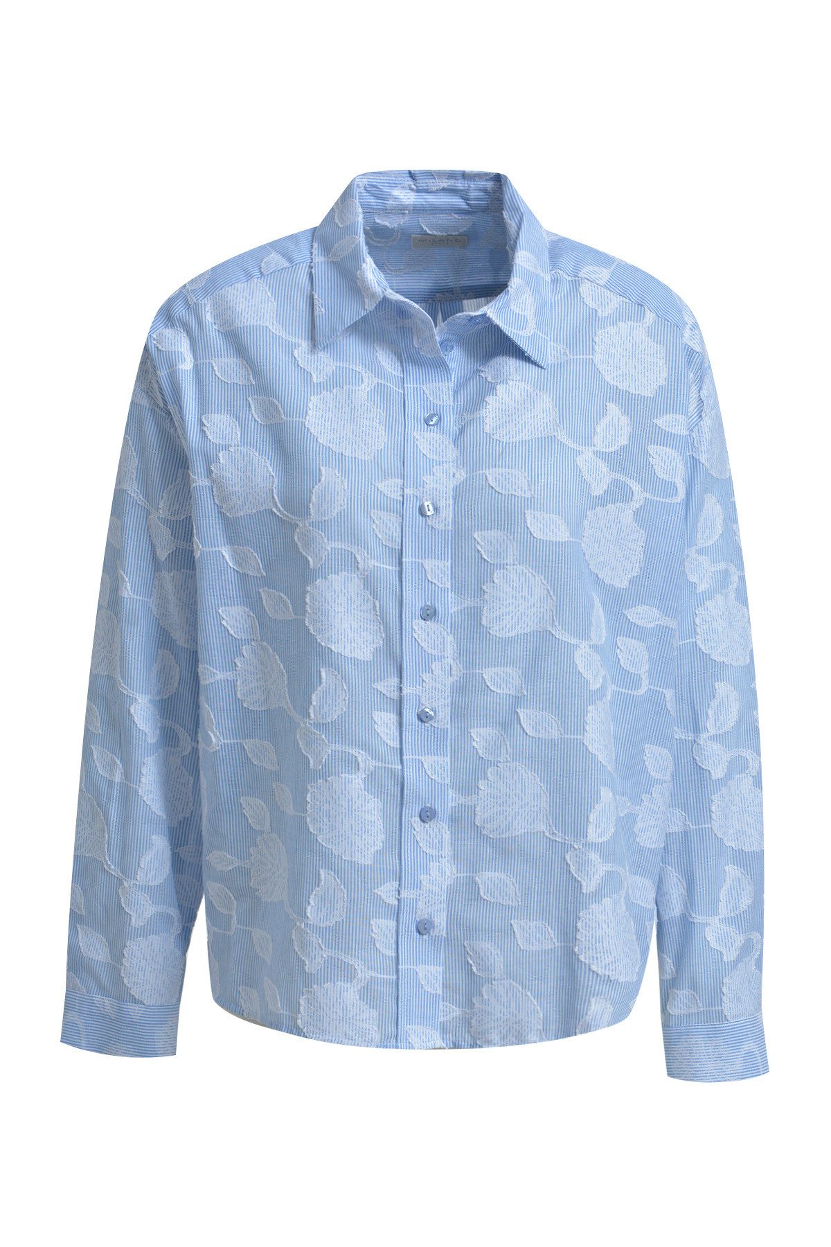 Milano Italy Blusentop OVERSIZED SHIRT BLOUSE, 1/1 SLEEVE