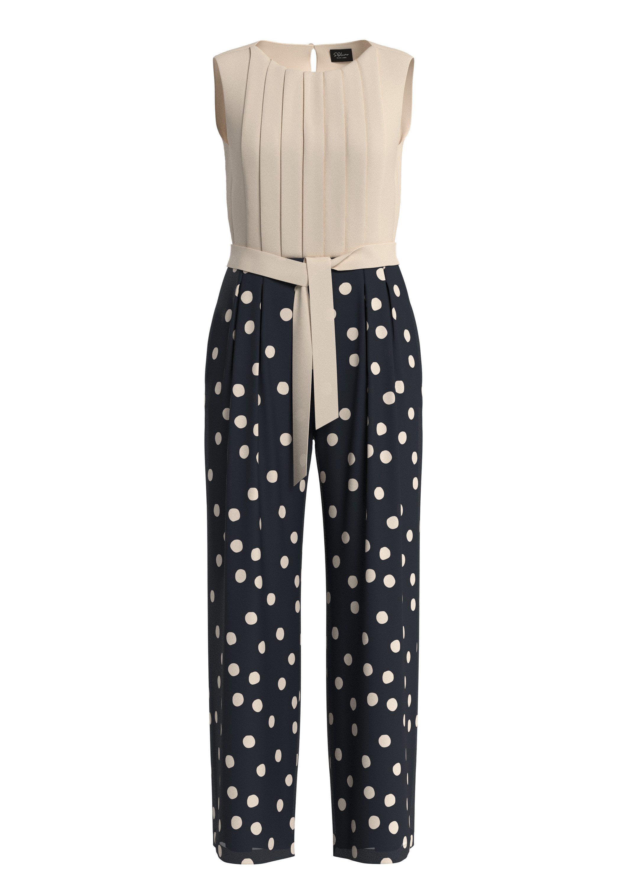 s.Oliver Jumpsuit Overall Ärmelloser Jumpsuit aus Chiffon günstig online kaufen