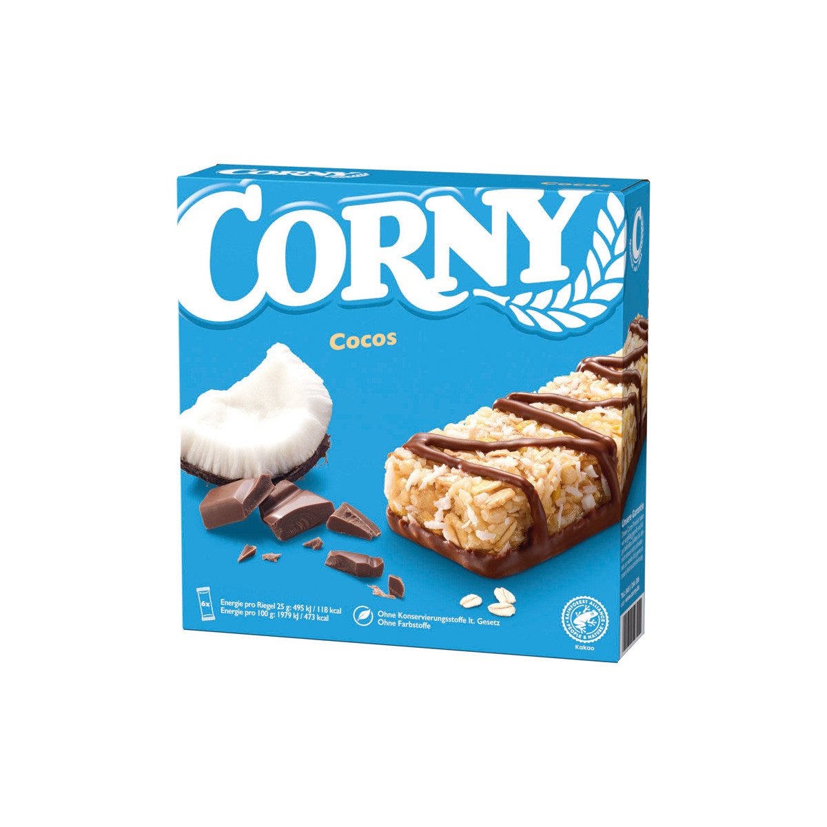 CORNY Cerealien, Corny Cocos mit schmackhaftem Kokosgeschmack und Milchschokolade 150g