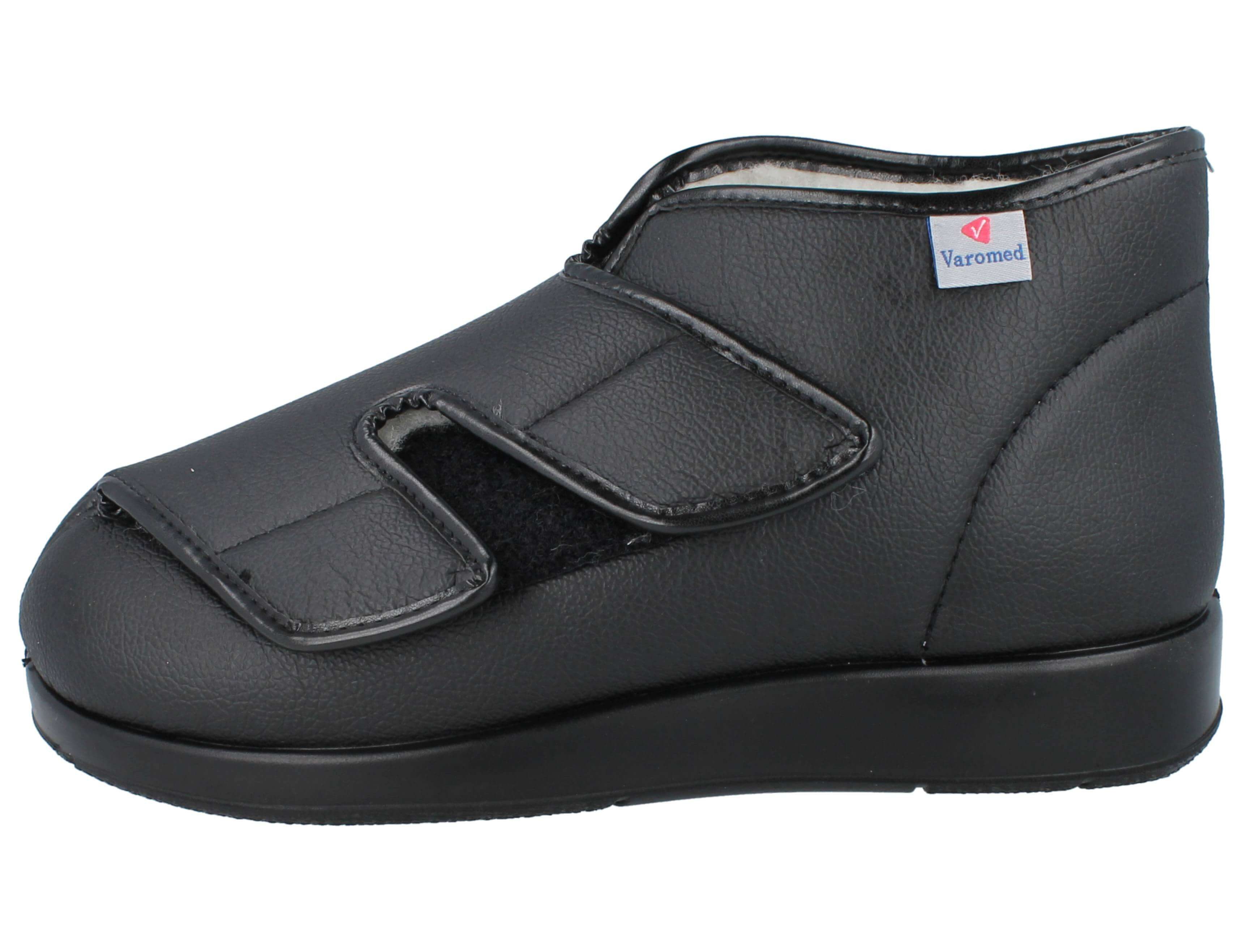 VAROMED VAROMED London Winter Damen Herren Klettstiefelette Wollfutter Schnürschuh
