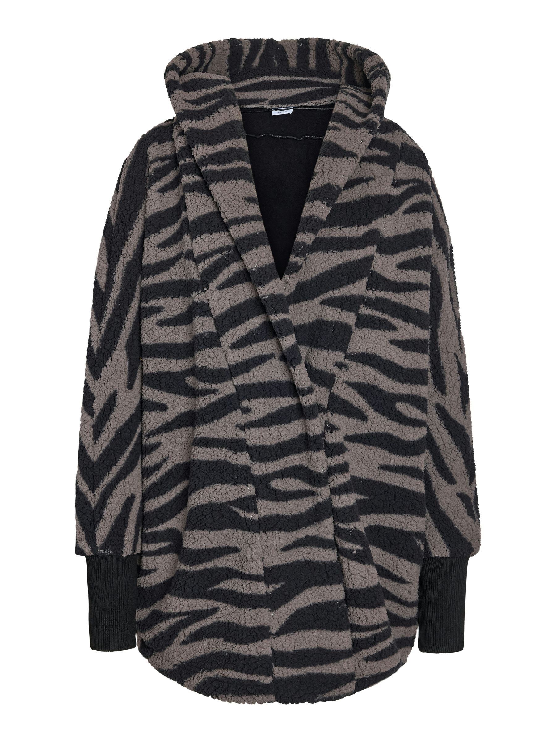 Noisy may Kurzmantel Stylisches Leopardenmuster mit Kapuze (1-tlg) NMCUDDLE günstig online kaufen