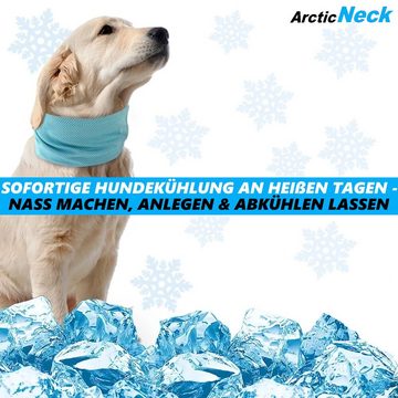 MAVURA Hunde-Halsband ArcticNeck Kühlhalsband Hund kühlendes Halstuch Hunde, abkühlung selbstkühlendes Kühl Halsband Kühltuch