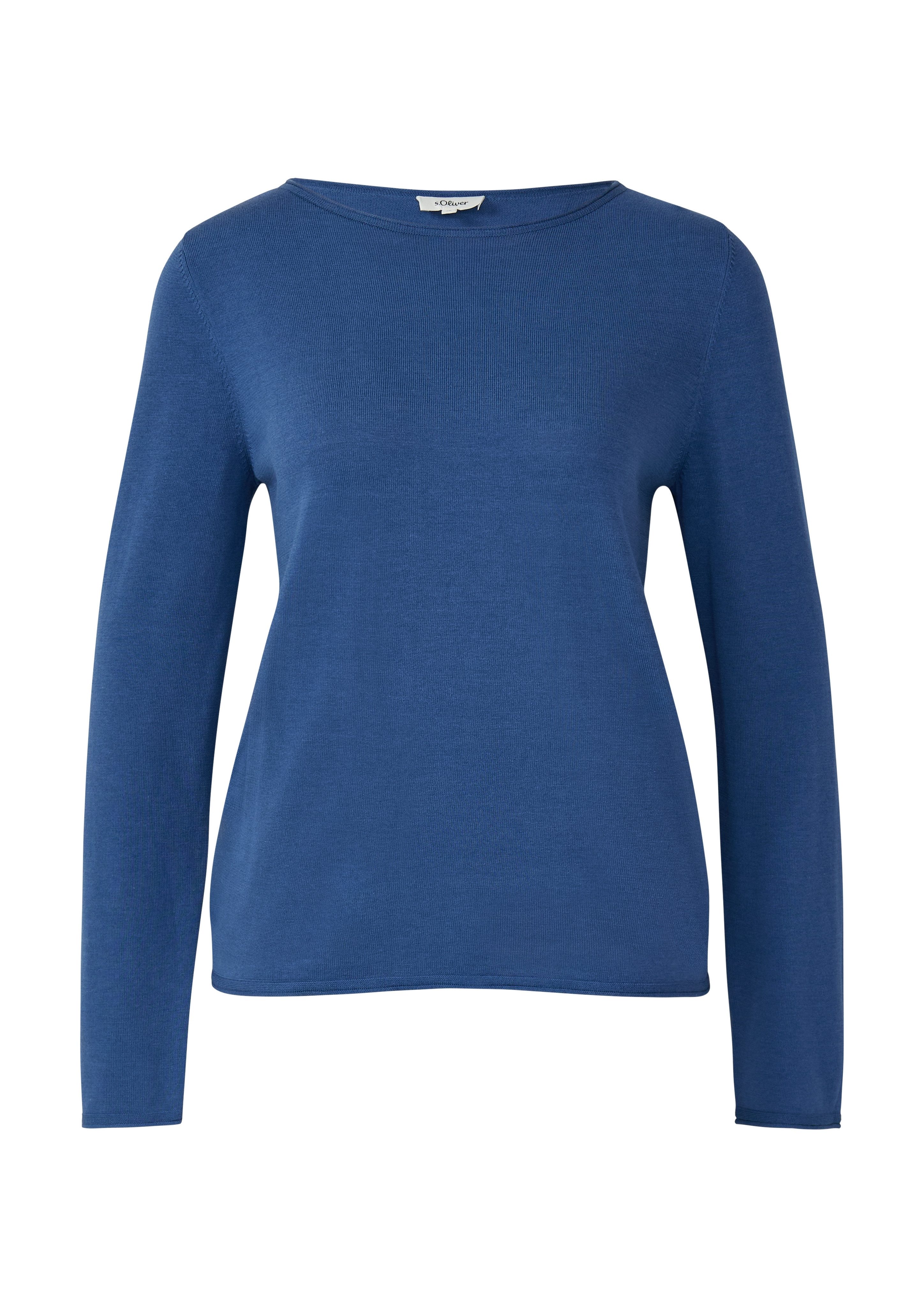 s.Oliver Langarmshirt mit Rollkanten