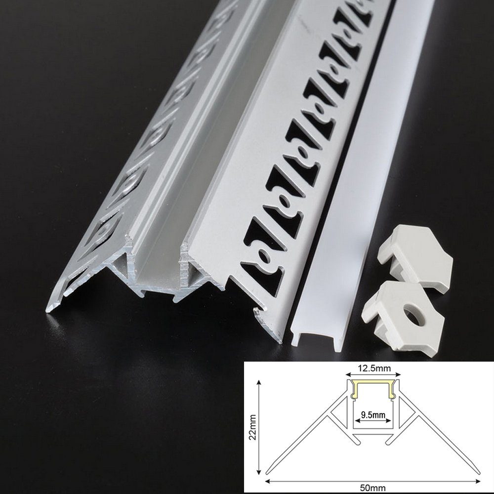 ENERGMiX LED-Stripe-Profil 2 Meter Alu Profile günstig online kaufen