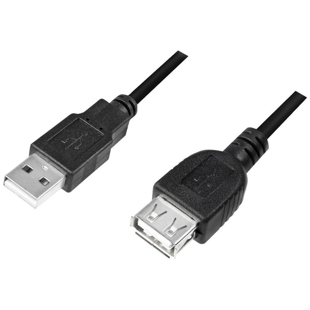 LogiLink USB 2.0-Adapter, USB-A/M zu DB9/M (RS232), Win 11 AU0002F Computer-Adapter