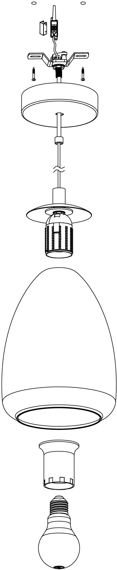Leuchtmittel, ALOBRASE, cm Hängeleuchte Ø30 / x H110 Pendellampe Küche / Leuchtmittel chrom EGLO / ohne wechselbar, / Esstischlampe