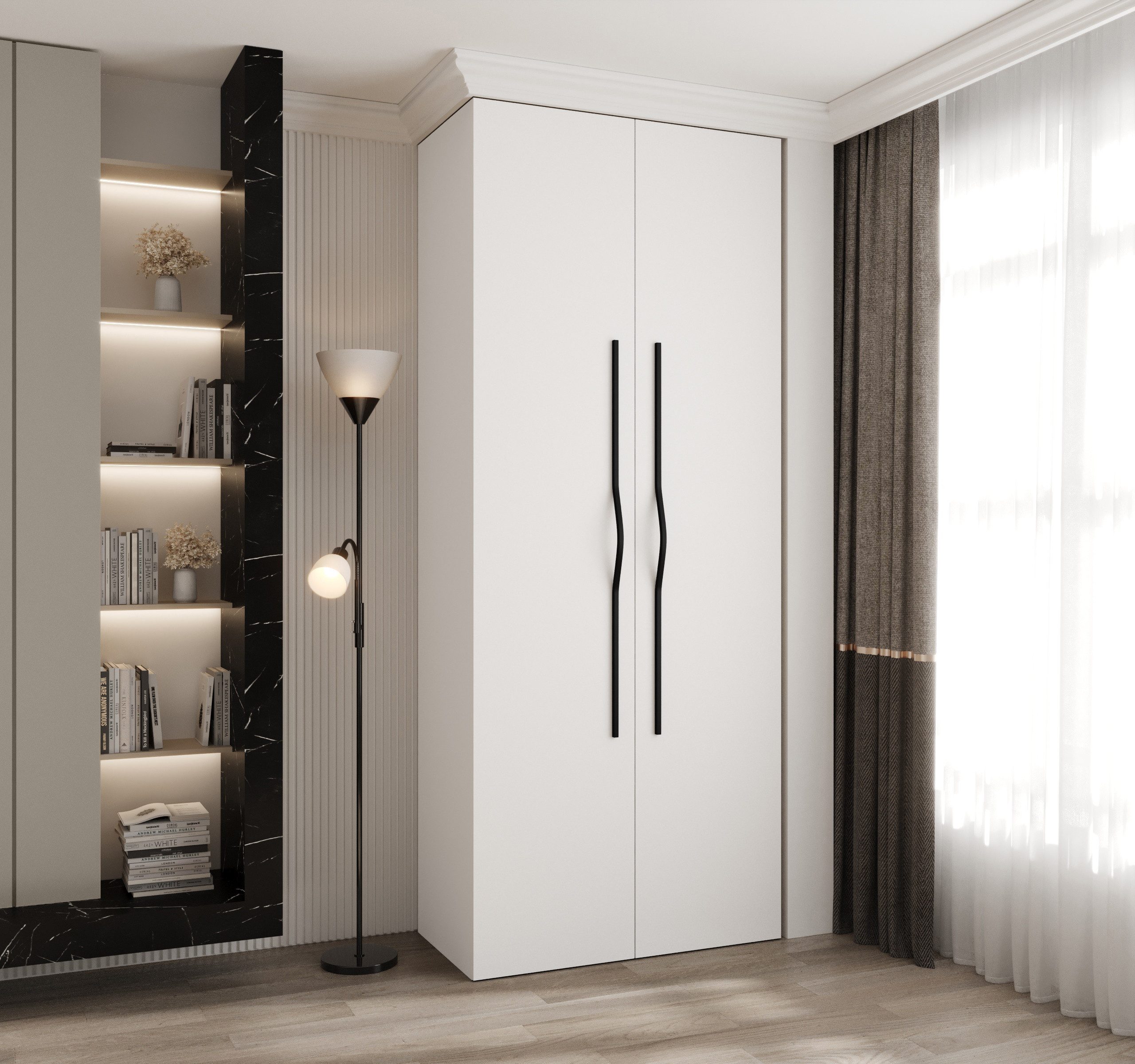 ABIKS MÖBEL Drehtürenschrank COMO 2 Schlafzimmerschrank günstig online kaufen